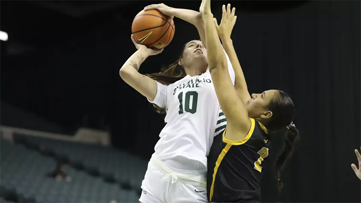 Jordana Reisma (Winnebago) Has Career-High 24 Points for Cleveland State in 94-52 Win over Ohio Dominican