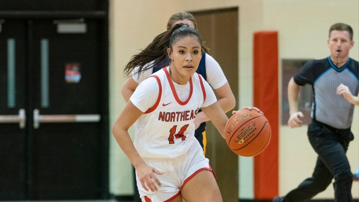 Aaliyah Jones (Oglala Lakota) Led Northeastern CC with 23 points in Loss to North Iowa CC