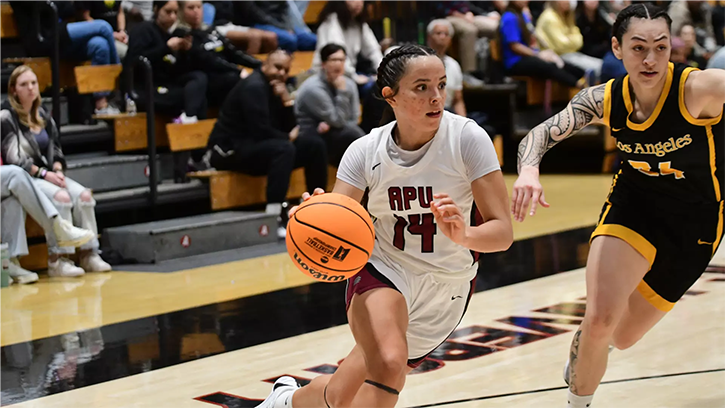 Amayah Kirman (Acoma Pueblo) Added 23 Points and 7 Rebounds as Azusa Pacific Outlast Dominican (CA), 84-77