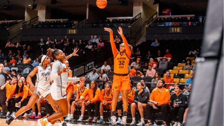 Stailee Heard (Seneca/Mvskoke/Seminole) finished with 23 points and 10 rebounds in Oklahoma State’s Win over UCF