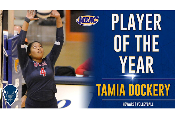 Howard setter Tamia Dockery (Navajo) named the Mid-Eastern Athletic Conference (MEAC) Player of the Year