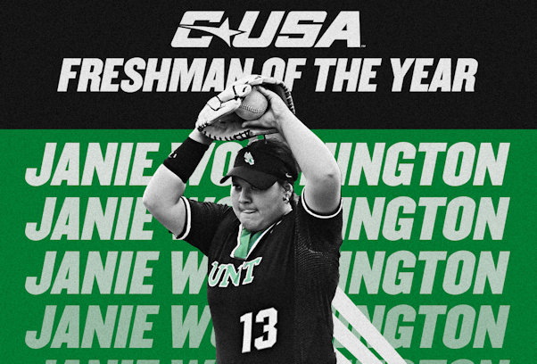 LHP Janie Worthington (Kiowa/Caddo) Named the Conference USA Freshman of the Year