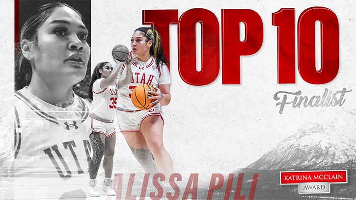 Utah women’s basketball’s Alissa Pili (Inupiaq/Samoan) has been named as a Top 10 Candidate for the 2024 Katrina McClain Award