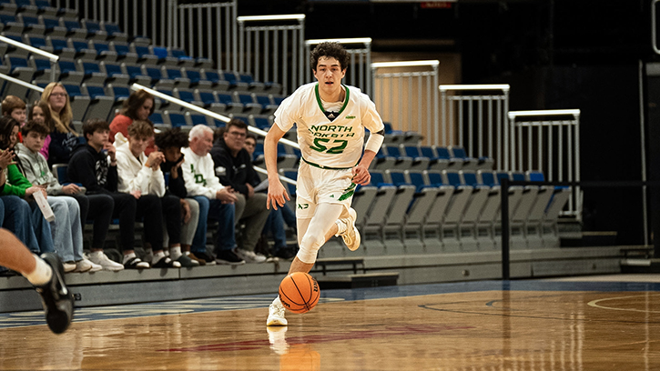 Treysen Eaglestaff (Cheyenne River Sioux) scores 23 to guide North Dakota past Loyola Marymount 77-73