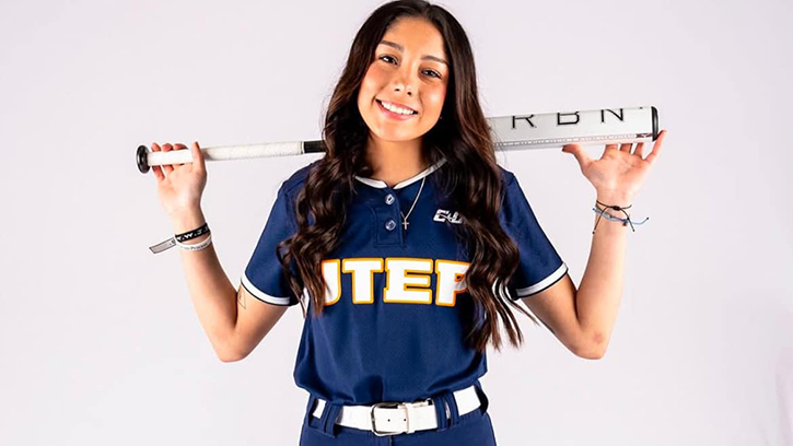 Serenity Jacoway (Seminole Nation) had a standout performance, going 4-for-4 with a double, a triple, and two RBIs for UTEP