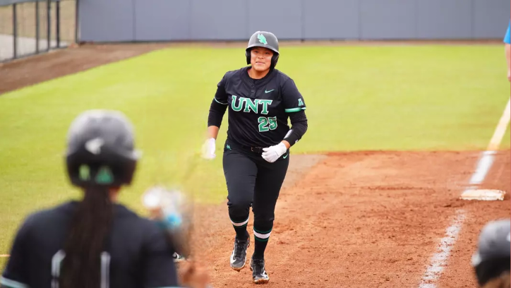 Kailyn Bearpaw (Yuchi/Creek) hit a two-run home run for North Texas to clinch a 5-3 win over Central Michigan